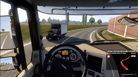 Euro Truck Simulator 2 Menuju Szczecin Polandia Bawa Muatan 17 Ton Frozen Hake DAF XF Tractor Head