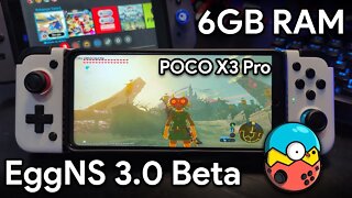 Egg NS 3.0 BETA no POCO X3 Pro! | EMULADOR DE SWITCH | Poco X3 Pro 6gb RAM EggNS 3.0