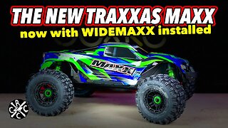 The NEW Traxxas MAXX with WideMAXX! Unboxing and First Run.