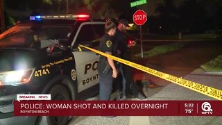 Woman killed in Boynton Beach shooting
