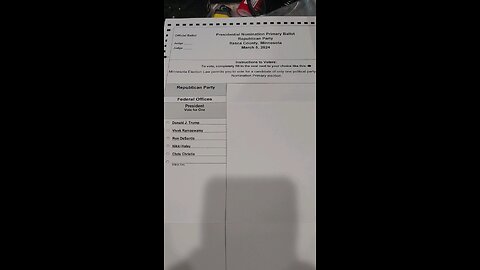 Minnesota ballot