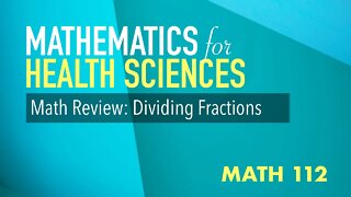 Math Review: Dividing Fractions