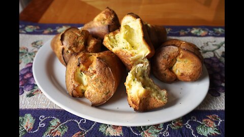 Quick & Easy Lemon Popovers… no machines… ready to bake in 20 minutes
