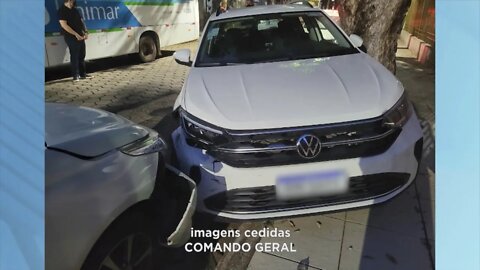 Morada do Vale: câmeras flagram acidente em Gov. Valadares e motorista com sintomas de embriaguez