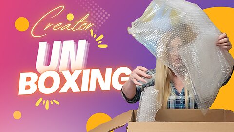 Creator Unboxing Sponsor Shipment