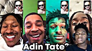 Peewee Reacts Adin Ross PRANK Calls Streamers as Andrew Tate..