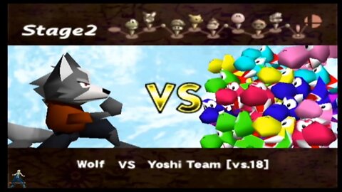 Smash Remix 9.7 Play As Wolf (N64) On Wii