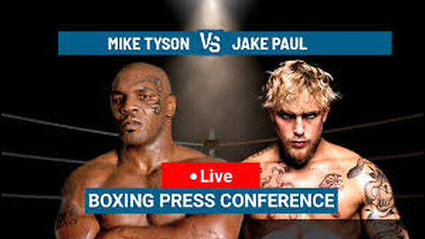 🥊 TYSON VS PAUL FULL PRESS CONFERENCE 🥊#miketyson #jakepaul #boxing #pressconference #viral