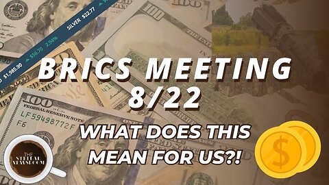 BRICS MEETING AUGUST 22ND | WHAT DOES THIS MEAN FOR US?!