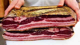 How Pancetta (Italian-style bacon) is Made in Italy