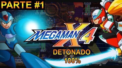 [PS1] - Mega Man X4 - [Parte 1] - Dublado e Legendado - [PT-BR] - Detonado 100% - 1440p