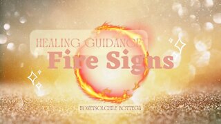 FIRE SIGNS 🔥: INNER STRENTH VS FEAR | HEALING GUIDANCE MESSAGE | AIRES, LEO , SAGITTARIUS