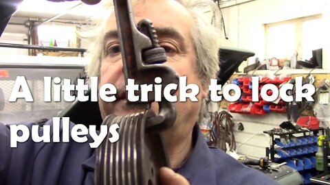 A tip to help get pulleys off engines