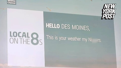 Racial slur seen in TV weather forecast: 'We apologize to our viewers'