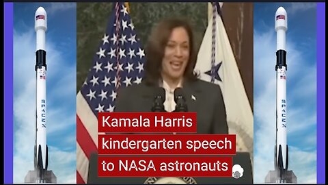 Kamala Harris kindergarten speech to NASA Astronauts