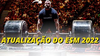 ATUALIZAÇÃO NO EUROPE'S STRONGEST MAN 2022