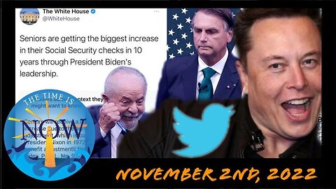 LIVE 11/2/22 - Elon Musk Takes Over Twitter, Brazil's Election, Joe Biden's New Executive Order