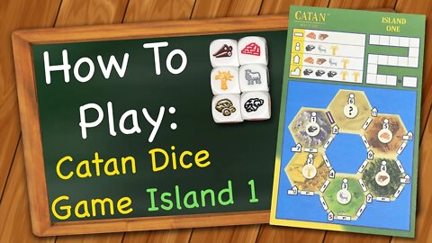 How to play Catan Dice - Island 1