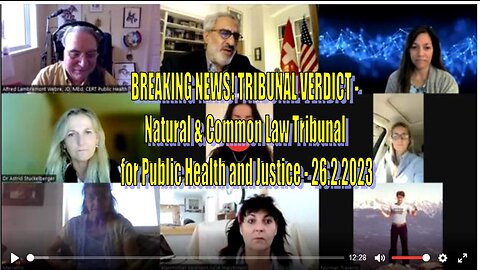 TRIBUNAL VERDICT - Natural & Common Law Tribunal for Public Health and Justice - 26.2.2023