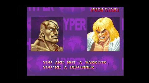 Hyper Street Fighter 2 AI Nerf (PS2) - Sagat (Champ/Dash) - Hardest - No Continues