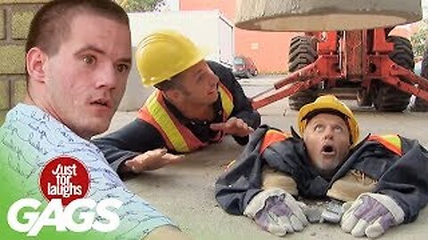 "Prank" I Man Crushed by Cement Prank │Best Just For Laughs Gags Compilation I @kocaknow07