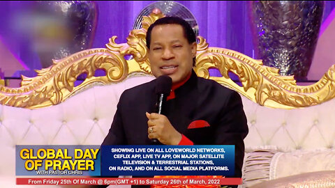 Only 3️⃣ Days👏 Global Day of Prayer with Pastor Chris | 24 Hours - Beginning Friday at 1pm Eastern