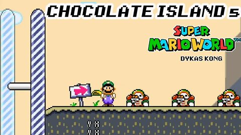 Chocolate Island 5 | All Dragon Coins | Super Mario World