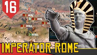 Atacado por DUAS DIREÇÕES - Imperator Rome Egito #16 [Gameplay PT-BR]