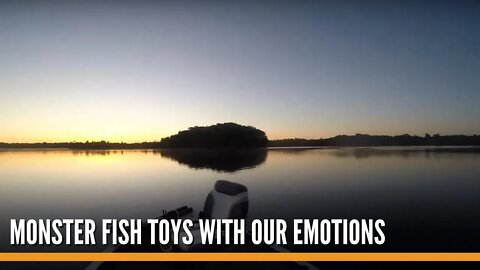 Unidentified Monster Fish Toys With Our Emotions On Lake Ovid / Fishing Michigan Inland Lakes