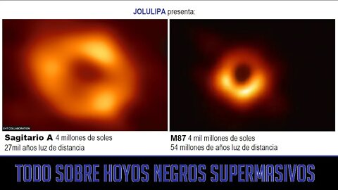 Todo sobre fotos de hoyos negros supermasívos.