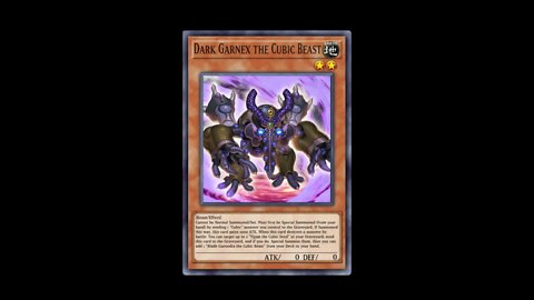 Yu-Gi-Oh! Dark Garnex The Cubic Beast