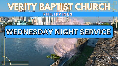 VBC Manila Wednesday Night Service November 1 2023