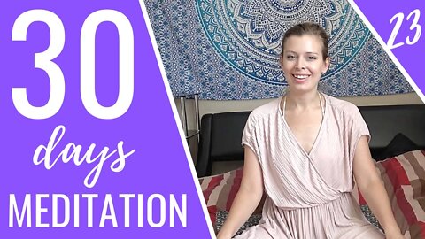 18 Min Meditation Timer | Day 23 | 30 Days Meditation Challenge (For Beginners)