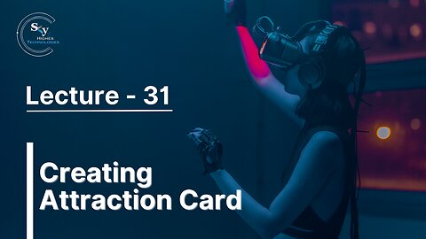 31 - Creating Attraction Card | Skyhighes | React Native