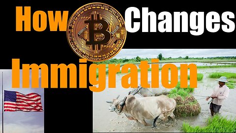 Bitcoin -- Satoshi Given Property Rights, Lowers Immigration + Brain Drain from 3rd World