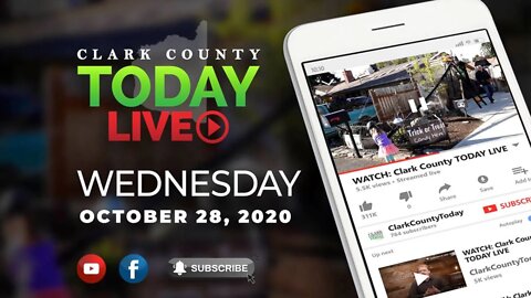 WATCH: Clark County TODAY LIVE • Wednesday, October 28, 2020