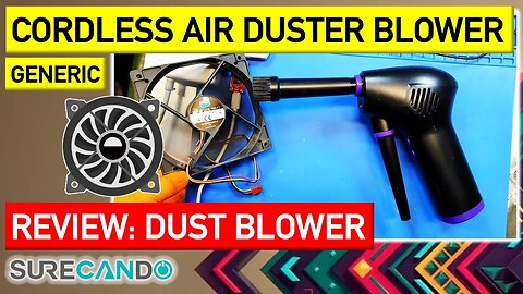 Review_ Wireless Air Duster USB Dust Blower Handheld Rechargeable Portable PC Laptop Clean Keyboard
