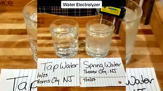 ELECTROLYZER TEST • TAP WATER
