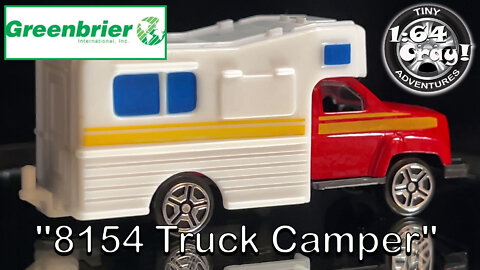 "8154 Truck Camper" in Red/White- Model by Greenbrier Int. Inc.