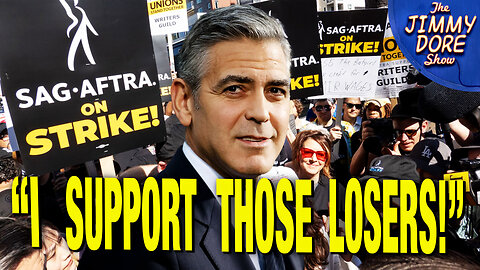 “I Support The Bitter, Pathetic Writers’ Who Are On Strike” – Says George Clooney
