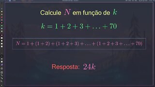 Colégio Naval 2023 ¦ Matemática ¦ PA de ordem superior