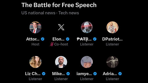 The Battle For Free Speech [X Spaces Discussion]