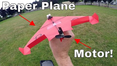 How Far Can a Paper Airplane Fly if You Add a Motor? How Do Planes Really Fly?