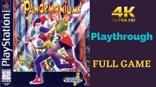 Pandemonium! (PSX/PS1) Longplay | 4K-HD | NO COMMENTARY