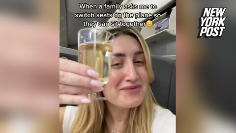 Influencer refuses to switch business class seats so family can sit together