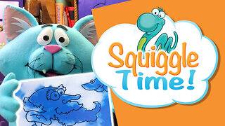 Squiggle Time Cloud Drawing With Sauerpuss