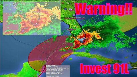 Invest 91L Predicted To Strengthen By NHC, Dangerous Flooding! (Storm Alex) - The Weatherman Plus