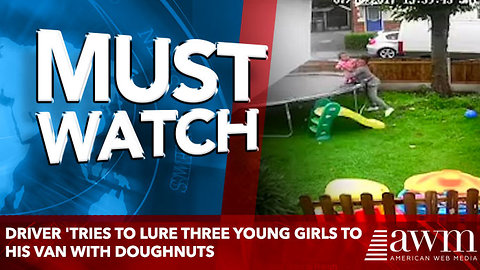 driver 'tries to lure three young girls to his van with doughnuts