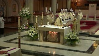 Funeral service held for late bishop Anthony M. Pilla