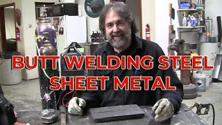 Butt Welding Steel Sheet Metal: TIG with Pulse